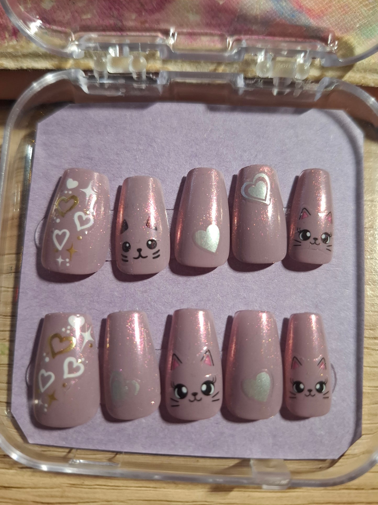 Handmade press-on nails
